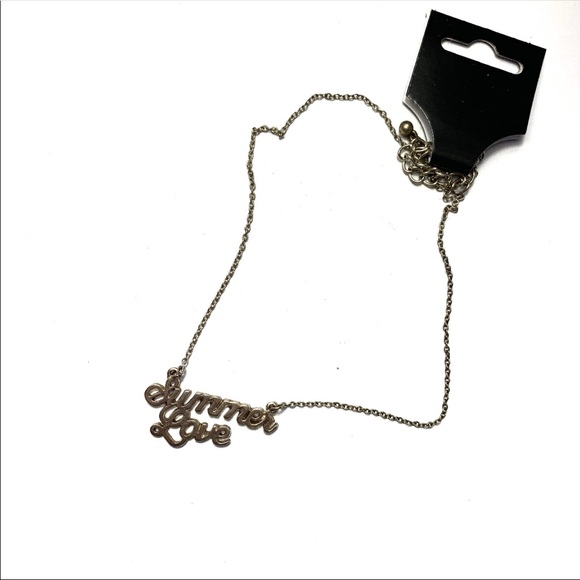 Summer Love Gold Adjustable Length Necklace NWT - Picture 4 of 4